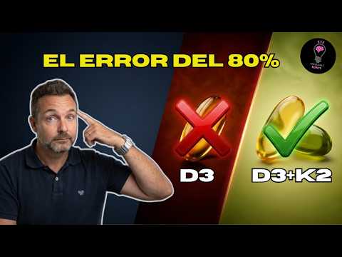 Vitamina D3 sin K2: el error que daña tus arterias