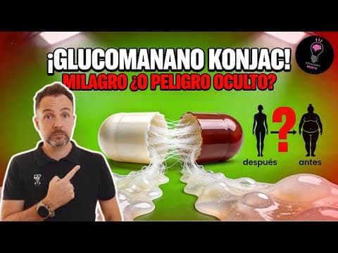 Konjac y glucomanano: La fibra milagrosa para adelgazar rápido